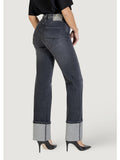 COLCCI Jeans Juliette risvolto vita alta nero
