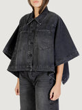 COLCCI Cappa in denim ampia manica 3/4 Jaquette nero