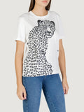 COLCCI T-shirt stampa tigre bianco