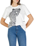 COLCCI T-shirt stampa tigre bianco