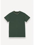 COLMAR OR. U T-shirt con riga in contrasto verde