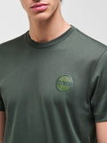 COLMAR OR. U T-shirt in cotone con logo verde