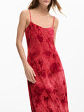 DESIGUAL Abito lungo Madison rosso