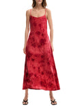 DESIGUAL Abito lungo Madison rosso