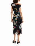 DESIGUAL Abito midi Delaware nero