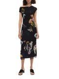 DESIGUAL Abito midi Delaware nero