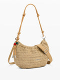DESIGUAL ACC Borsa in raffia waverly cuoio