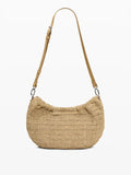DESIGUAL ACC Borsa in raffia waverly cuoio