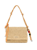 DESIGUAL ACC Borsa in raffia venecia cuoio