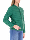 DIANA GALLESI Piumino girocollo trapuntato 100 grammi reversibile verde