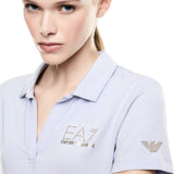 EA7 D Polo basic con piccolo logo in cotone modal CARTA DA ZUCCHERO