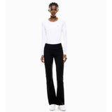 EA7 D Leggins sportivo a zampa nero