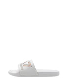 EA7 D Ciabatta a fascia con logo B.CO/BRONZO