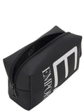 EA7 U Pochette da polso necessaire logo EA7 NERO/B.CO
