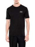 EA7 U T-shirt basic con patch logo nero