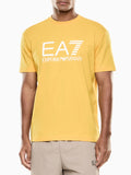 EA7 U T-shirt con macrologo oro