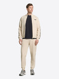 EA7 U Felpa con banda laterale logata EA7 beige