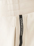 EA7 U Pantalone sportivo con banda laterale beige