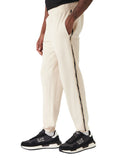 EA7 U Pantalone sportivo con banda laterale beige