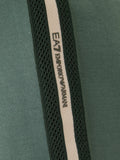 EA7 U Pantalone sportivo con banda laterale verde