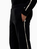 EA7 U Pantalone sportivo con banda laterale nero