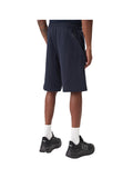 EA7 U Bermuda sportivo in cotone blu