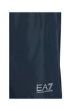 EA7 U Costume shorts con logo BLU/ARGENTO
