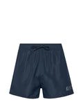 EA7 U Costume shorts con logo BLU/ARGENTO