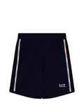 EA7 U Bermuda in misto cotone italian spirit blu
