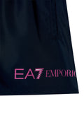 EA7 U BOxer mare pantaloncini da bagno logo EA7 BLU/FUCSIA