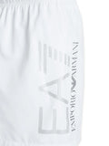 EA7 U Shorts costume pantaloncino logo EA7 B.CO/ARGENTO