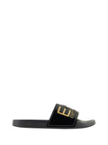 EA7 U Ciabatta a fascia con logo NERO/ORO