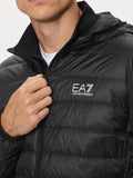 EA7 U Piumino leggero trapuntato nero