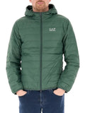 EA7 U Giubbotto primaverile con cappuccio verde