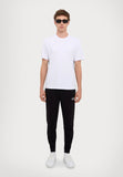 EA7 U Pantalone sportivo con polsino nero