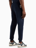 EA7 U Pantalone sportivo con polsino blu