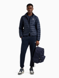 EA7 U Pantalone sportivo con polsino blu