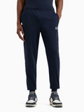 EA7 U Pantalone sportivo con polsino blu