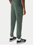 EA7 U Pantaloni tuta con tasconi e logo EA7 verde
