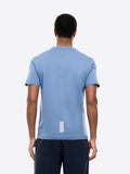 EA7 U T-shirt basic piccolo logo blu