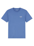 EA7 U T-shirt basic piccolo logo blu