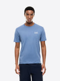 EA7 U T-shirt basic piccolo logo blu