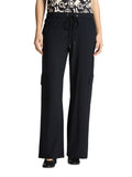 E.MIRO' MAIN Pantaloni cargo in jersey nero
