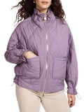 E.MIRO' PRE Piumino lightweight in nylon trapuntato UVA