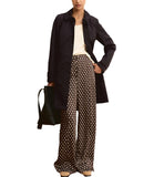 EMMEMARELLA1 Pantaloni palazzo fantasia Baobab kaki