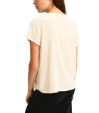 EMMEMARELLA1 Blusa acetata morbida BIANCO LANA