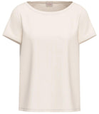 EMMEMARELLA1 Blusa acetata morbida BIANCO LANA