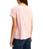 EMMEMARELLA1 Blusa acetata morbida rosa