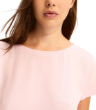 EMMEMARELLA1 Blusa acetata morbida rosa