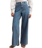 EMMEMARELLA1 Jeans palazzo Disco BLUE JEANS